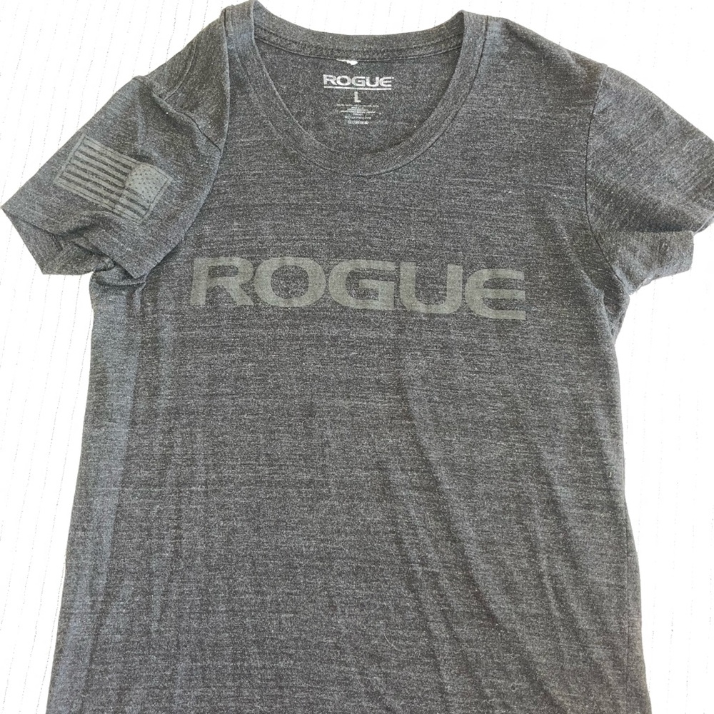Charcoal gray/ black on black Rogue Shirt size L
